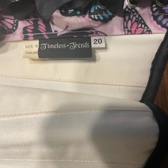 Timeless Trends Butterfly Authentic Corset - Picture 2 of 4